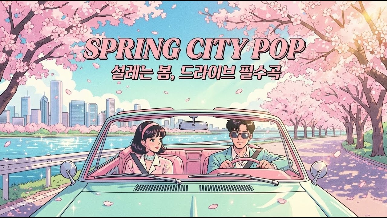 🚗 한강 피크닉 가는 차 안에서 틀면 분위기 난리 나는 봄 감성 시티팝 플레이리스트