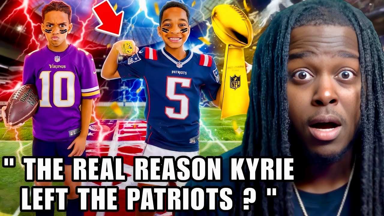 DONE WITH THE PATRIOTS?!😱 The Prince Family KYRIE'S MAD DJ FOOTBALL TEAM WON THE SUPERBOWL REACTION