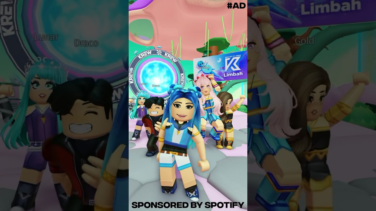 Get our KREW PET in Roblox Spotify Island! #SpotifyPartner #Ad
