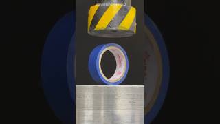 Don&#39;t Try This At Home: Hydraulic Press vs. Cello Tape