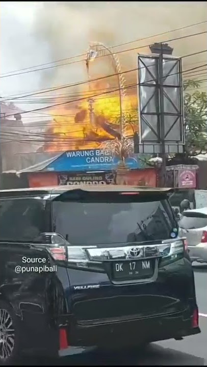 BREAKING NEWS! Kebakaran Di Warung Babi Guling Candra Denpasar