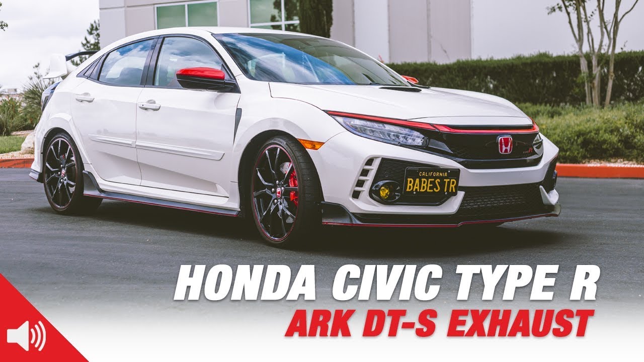 Honda Civic Type R With Ark Performance Dt S Exhaust Youtube