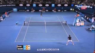 Djokovic vs. Wawrinka  Australian open 2013 R4 Highlights (HD)