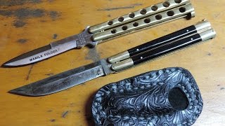 Manila Folder & FHM Balisong Butterfly Knives - Retro Knives