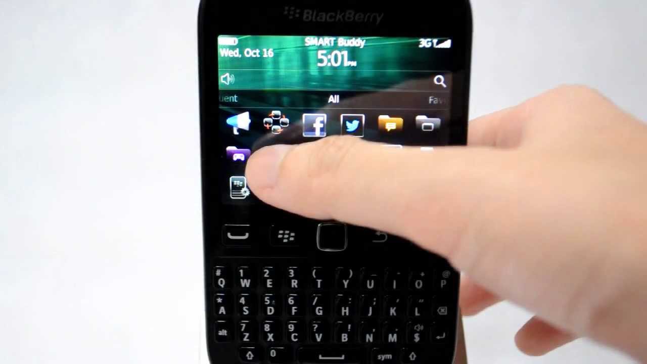 BlackBerry 9720 Turn off/on data services YouTube