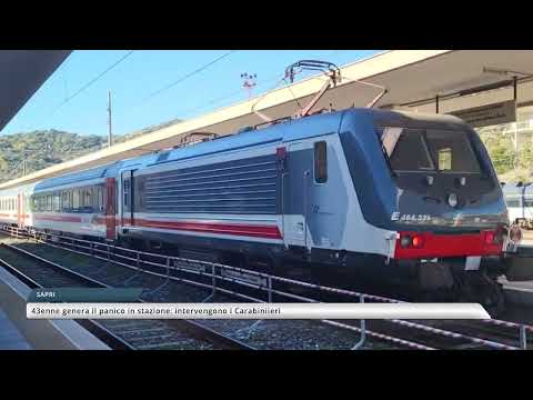 Panico alla stazione di Sapri: uomo scatenato, fermato dai Carabinieri