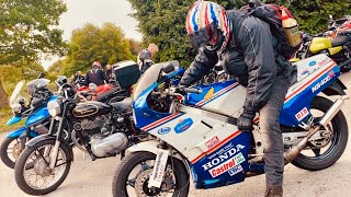 LOOMIES MOTO CAFE Motorcycles BIKE+BREW Passport Stamp Official FINAL COUNT UP & Breakfast Obviously