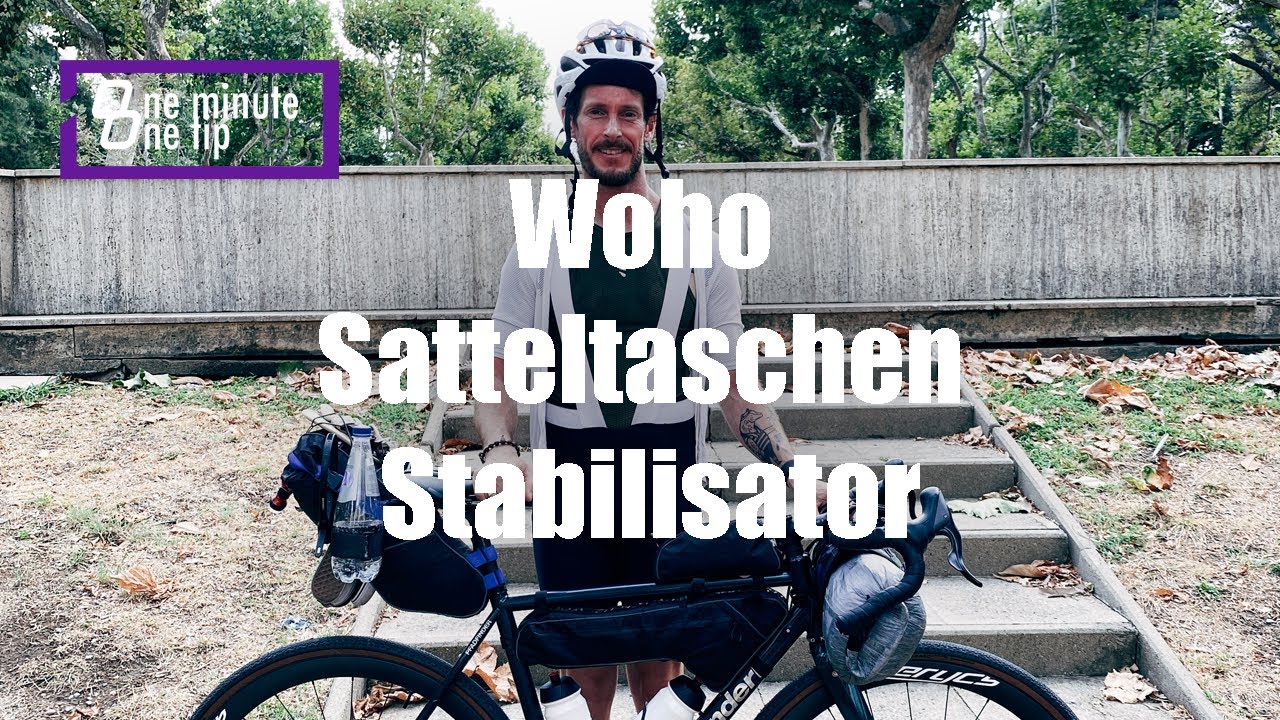 Flaschenhalter & Stabilisator Stütze für Fahrrad Satteltasche