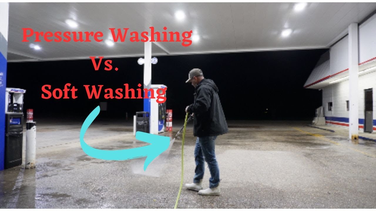 Pressure Washing vs. Soft Washing (Which Should You Use?!) YouTube