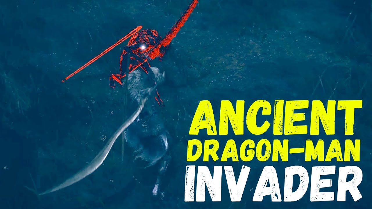 Elden Ring Shadow of the Erdtree Ancient DragonMan Invader Boss Fight