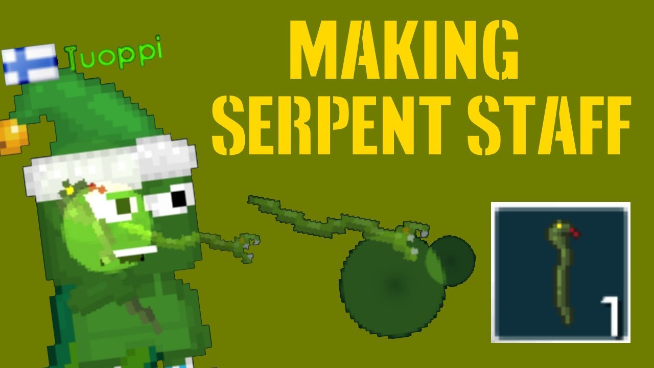 Growtopia - Making Serpent Staff