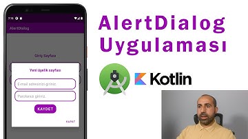 #AndroidStudio #Kotlin AlertDialog Uygulaması 4K