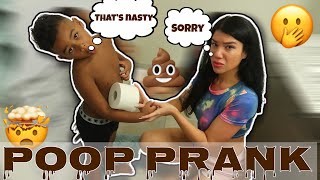 I POOPED AND GOT IT ON MY SON PRANK\