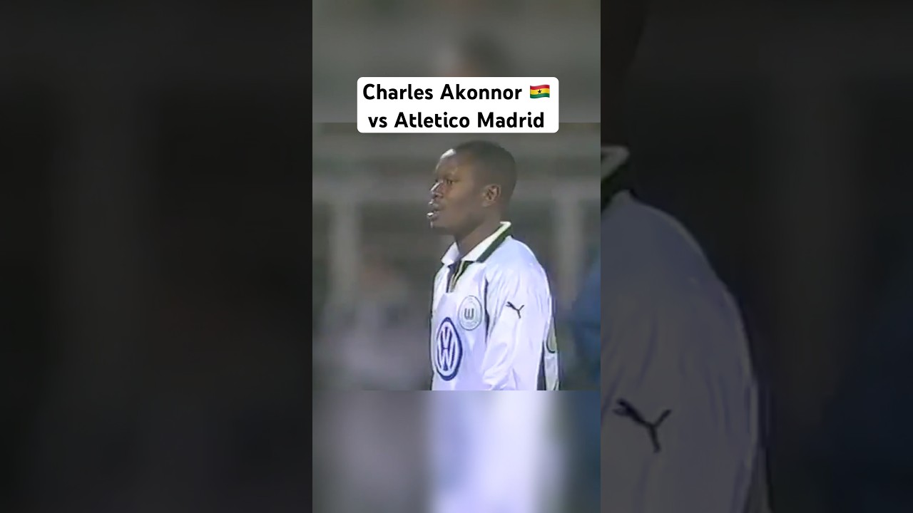 Charles Akonnor 🇬🇭 vs Atletico Madrid in 1999 🔥 #ghana #africa #africanfootball #football #soccer
