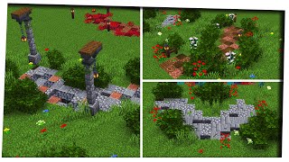 Minecraft - 10 Pathway Designs ｜Inspiration & Tips!｜Decoration ideas｜Pathway ideas