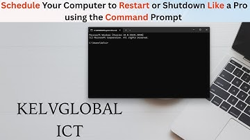 Schedule Your Computer to Restart or Shutdown Like a Pro using the Command Prompt