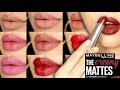 MAYBELLINE Creamy Mattes Lip Swatches | LUNA