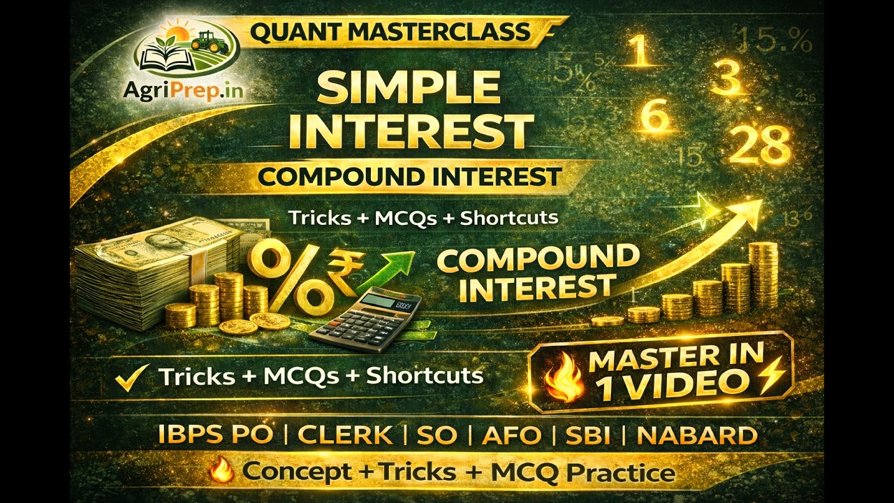 Simple Interest n Compound Interest for IBPS 2026 Tricks, Concepts & Questions IBPS PO IBPS Clerk IB