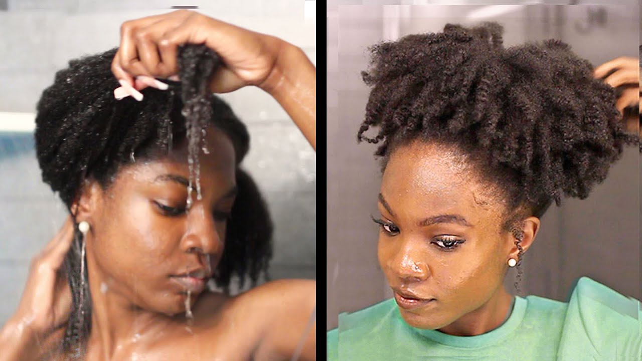 Image of Twist-outs hairstyle for 4c hair