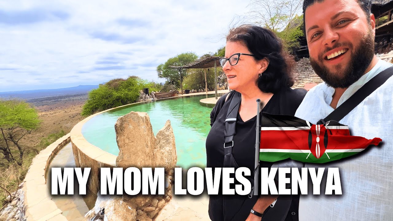 The Moment My Mom Fell In Love with Kenya! (Soroi Lions Bluff Lodge)