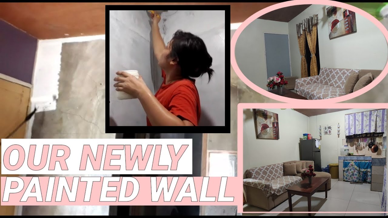 OUR NEWLY PAINTED WALL YouTube
