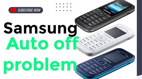 Samsung b110 auto off problem solutions essay