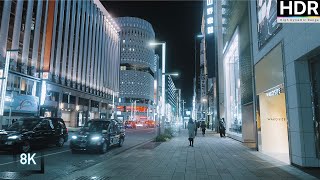 【8K HDR】I walked in GINZA for one night ASMR IMMERSED by City Odyssey 57 views 1 year ago 17 minutes