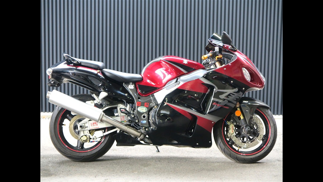 SUZUKI GSX1300Rハヤブサ 黒/赤 車検残R8/8月 エンジン始動動画 半額配送キャンペーン 限定 現状渡し諸経費￥0- 横浜 P-Yard SUZUKI GSX1300R ハヤブサ GW71A エンジン始動 純正 マフラーサウンド