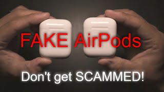 Don't get SCAMMED by FAKE Apple AirPods!