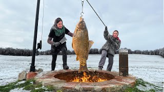 This Huge 25kg Carp had CAVIAR! The Best Country Recipes from Homemade Ingredients