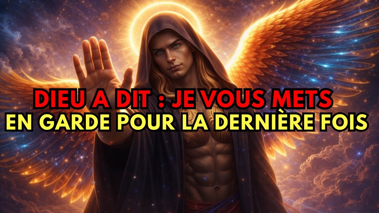 ⚠️ Élus : Dieu est en colère — Ne le faites pas, quel qu'en soit le prix.