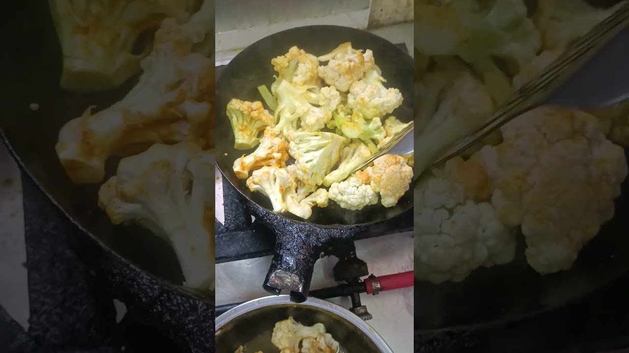 Cooking Cauliflower with Fish from Bangladesh Part 2 