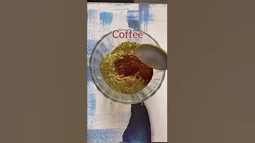 Henna Coffee Mask For Grey Hair 