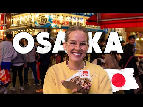 INSANELY Delicious Japanese STREET FOOD in Osaka, Japan!