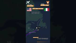 New York To Rome Live Flight Route Track | Delta Air Lines | #flight #journey #aviation #travel