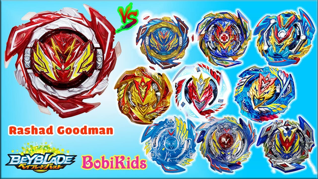 🔴 Red Savior Valkyrie Shot-7 Vs Full Valkyrie (B-187) Beyblade Burst DB ...