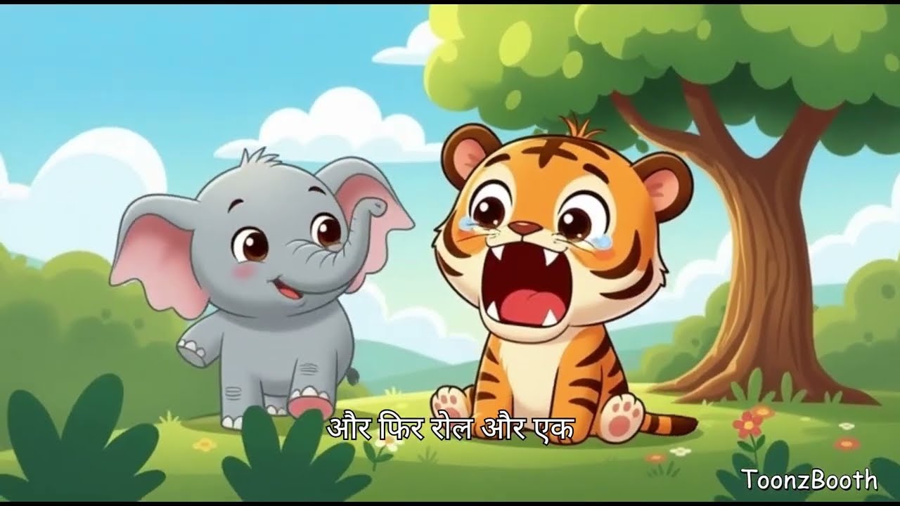Tiny Tiger’s Big Roar 🐯✨ | Cute Moral Story for Kids | ToonzBooth