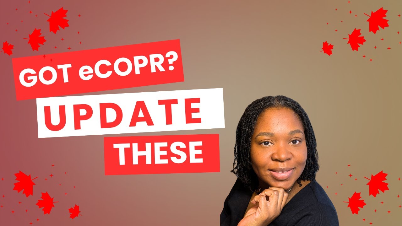 eCOPR: Одобрено получение статуса постоянного резидента Канады | Обновите свой статус и документы...
