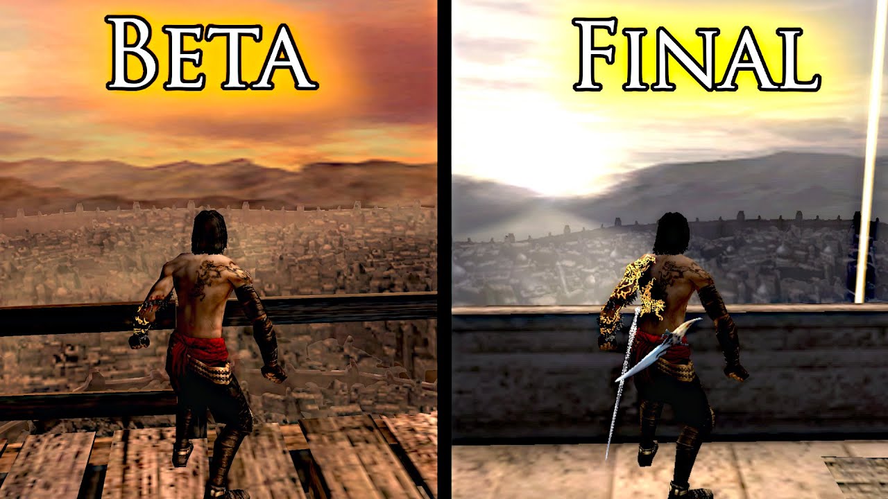 Prince of Persia The Two Thrones - Beta Comparison