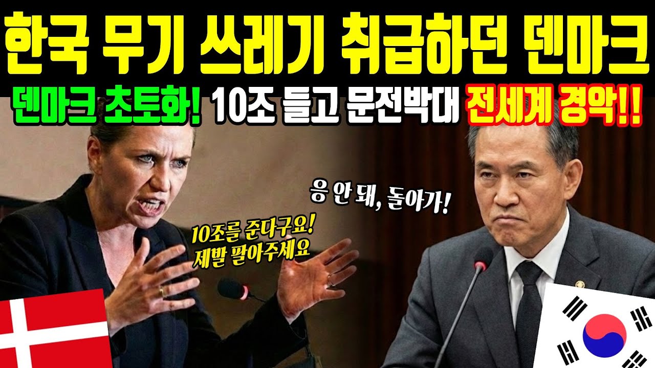 [해외감동사연] 무시하던 한국 앞에서, 덴마크가 ‘10조 일시불’을 제안한 진짜 이유