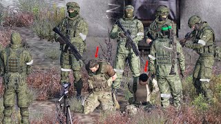Hostage Rescue Operation - Russian Soldiers Eliminated by a Sniper -ARMA 3 screenshot 4