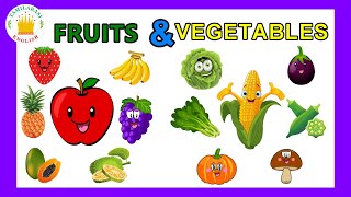 Fruits and Vegetables Names - Learning videos for kids| English Vocabulary| Tamilarasi English