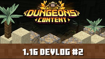 Dungeons Content 1.16 Dev Log №2 New Desert Cave Biome And Mechanics