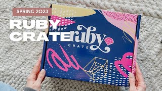 Ruby Crate Unboxing Spring 2023: Teen Subscription Box