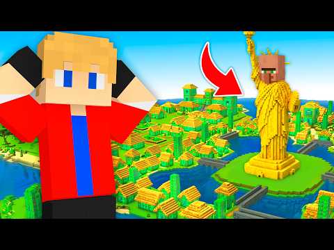 Encontrei a NOVA VILA SECRETA dos Villagers no Minecraft!