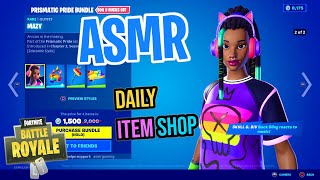 ASMR Fortnite NEW Mazy Skin! Daily Item Shop 🎮🎧 Relaxing Whispering 😴💤 screenshot 5