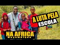 Crianças De 6 a12 Anos percorrem mais de 4 a 6Km Para poder Estudar em Moçambique África