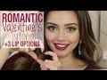 Tutorial | Romantic Eyes for Valentine's Day + 3 Lip Options | Kaushal Beauty