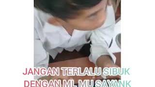 Status WA keren Pacar Sibuk Main ML(Mobile Legends)😑😌