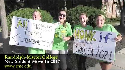 New Student Move-In 2017